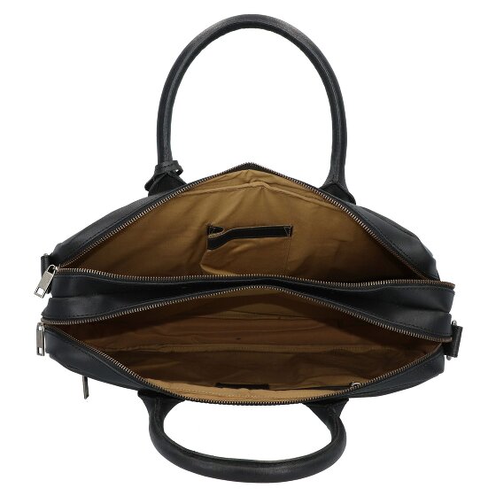 Burkely Porte-documents Vintage Taylor en cuir, 40 cm, compartiment pour ordinateur portable