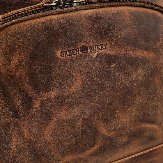 Greenburry Vintage Sac à dos professionnel Cuir véritable 36.5 cm Compartiment ordinateur
