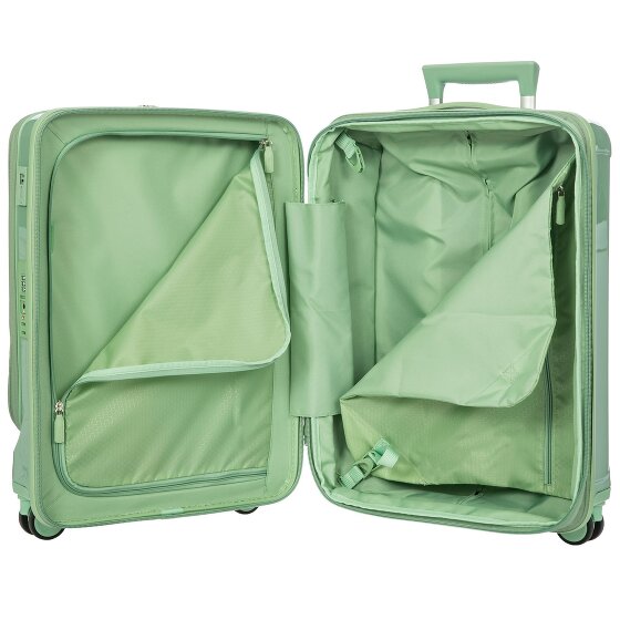 Bric's Positano 4 roulettes Trolley de cabine 55 cm avec soufflet d'extension