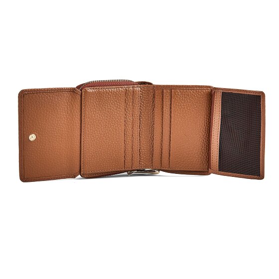 Esquire Alexandria Porte-monnaie Protection RFID Cuir véritable 10 cm