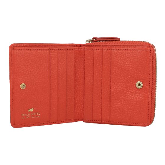 Braun Büffel Asti Porte-monnaie Protection RFID Cuir véritable 10 cm