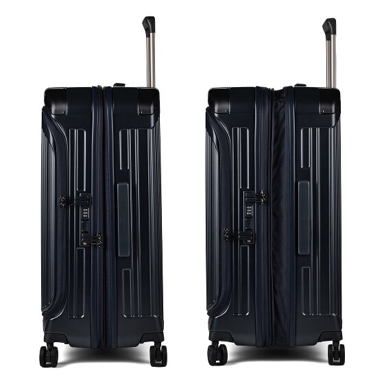 Piquadro PQ-Light 4 roues Valise cabine M 69 cm avec soufflet d'extension