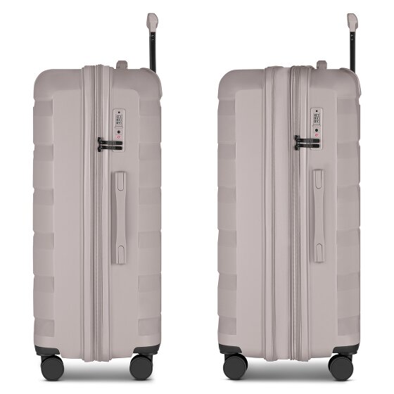 d&n South Dakota 4 roulettes Trolley L 76 cm avec soufflet d'extension