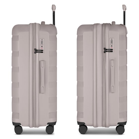 d&n South Dakota 4 roulettes Trolley L 76 cm avec soufflet d'extension