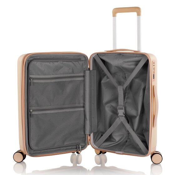 Heys Pastel 4 roulettes Trolley de cabine S 53 cm avec soufflet d'extension