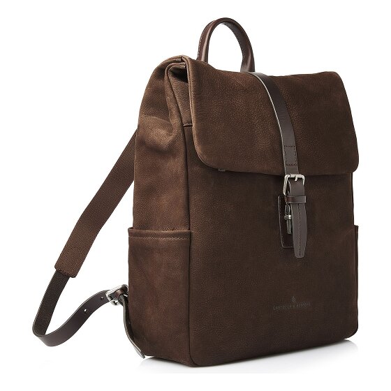 Castelijn & Beerens Veneto Daypack Protection RFID Cuir véritable 40 cm Compartiment ordinateur