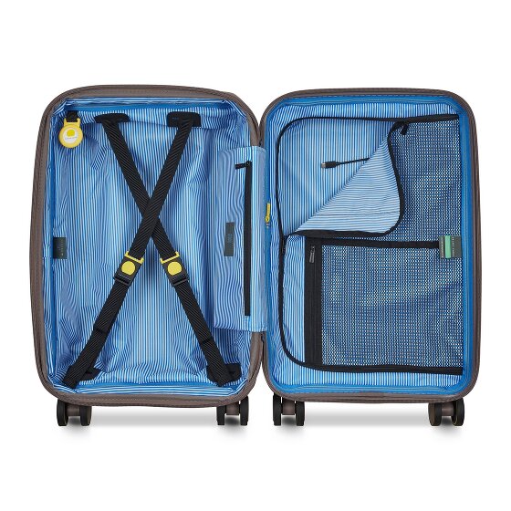 Delsey Paris Lutece 4 roues Trolley de cabine 55 cm avec soufflet d'extension