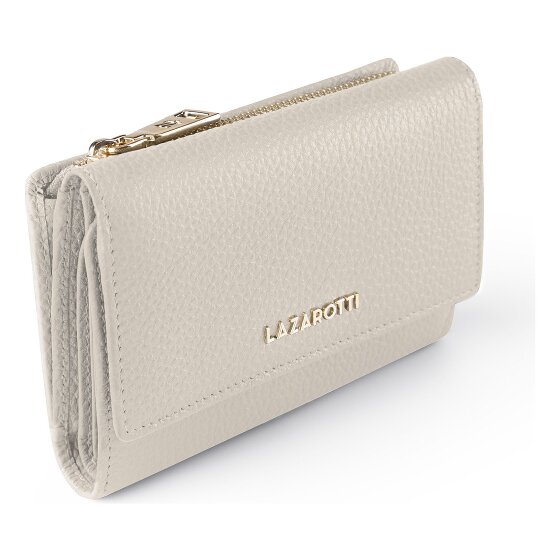 Lazarotti Porte-monnaie « Bologna » en cuir XL avec compartiment à fermeture éclair sur tout le pourtour, Cuir, 14 cm