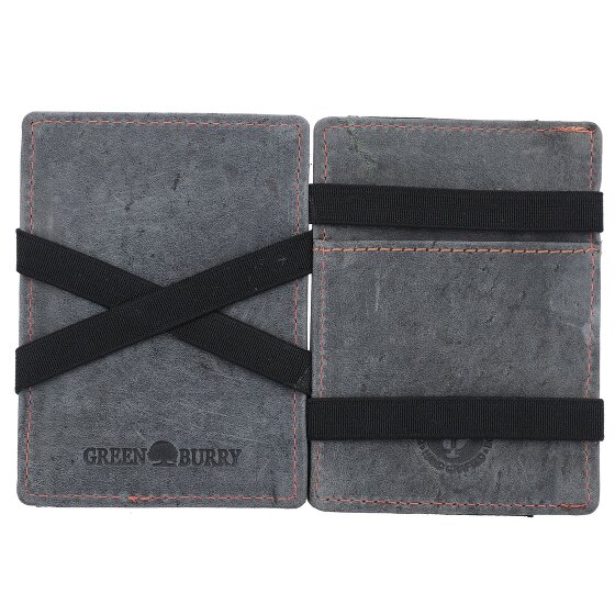 Greenburry Vintage Magic Porte-monnaie en cuir RFID 10 cm