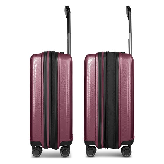 Redolz Essentials 14 Set de valises à 4 roulettes + Beautycase 4 pcs. avec soufflet extensible