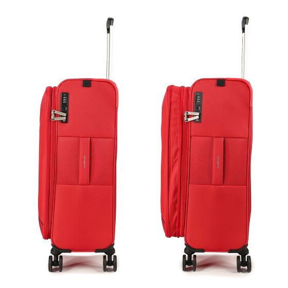 Samsonite Base Breeze 4 roulettes Trolley 67 cm avec soufflet d'extension