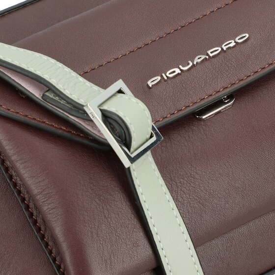 Piquadro Circle Sac à bandoulière Cuir véritable 23 cm