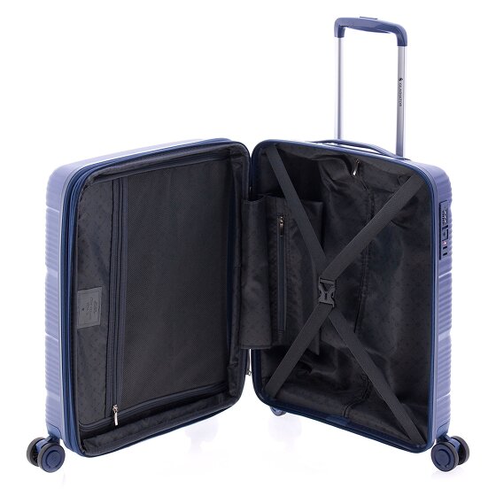 Gladiator 0800 4 roulettes Trolley de cabine 55 cm avec soufflet d'extension