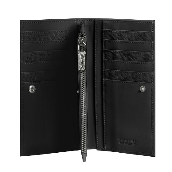 Samsonite Image Leather Porte-monnaie Protection RFID Cuir véritable 16 cm