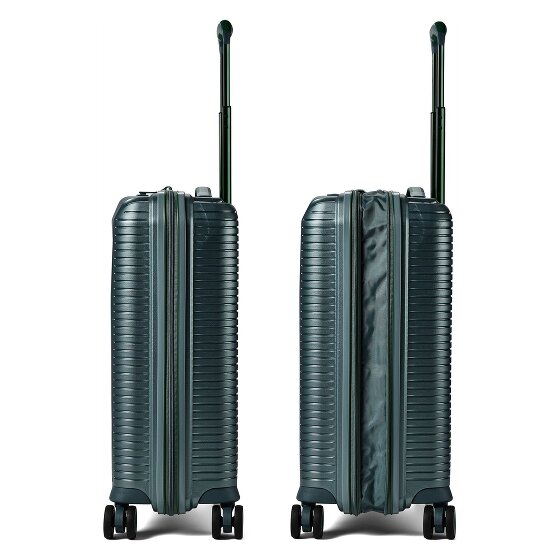 Polestream Paris 4 roulettes Trolley de cabine 55 cm avec soufflet d'extension