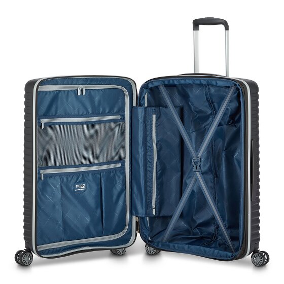 MODO by Roncato Vega 4 roulettes Trolley 68 cm avec soufflet d'extension