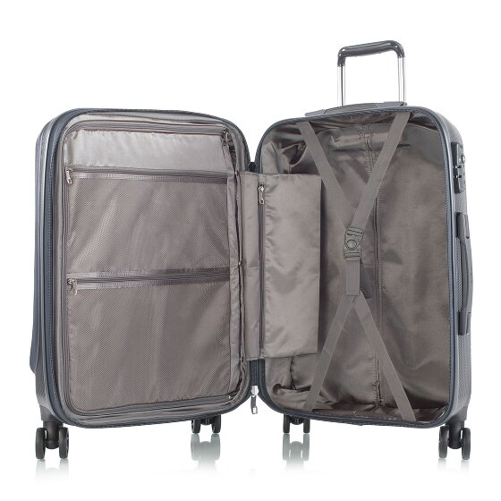 Heys Vantage 4 roulettes Trolley M 66 cm avec soufflet d'extension