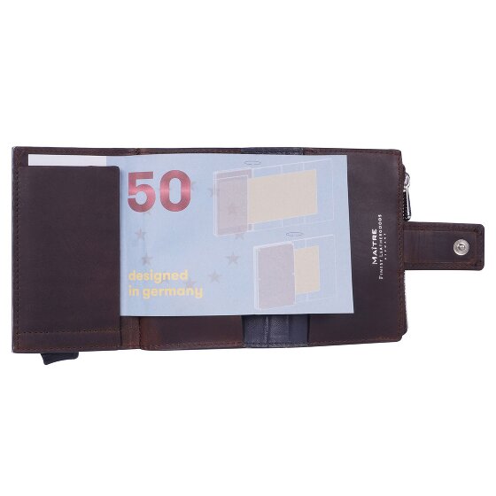 Maître Birkheim C-Four Étui pour cartes de crédit Protection RFID Cuir 6.5 cm