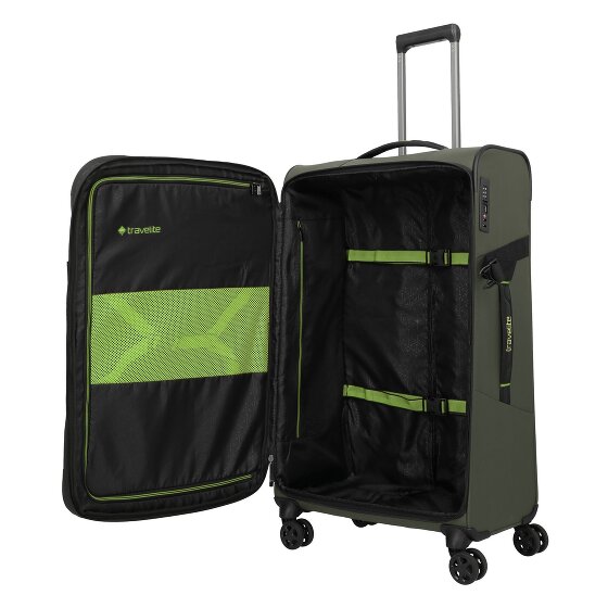 Travelite Briize 4 roulettes Trolley L 78 cm avec soufflet d'extension