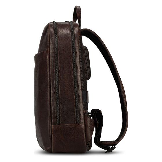 Jost Glasgow Daypack Protection RFID Cuir véritable 44 cm Compartiment ordinateur