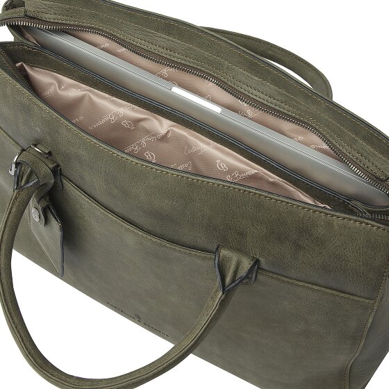 Castelijn & Beerens Carisma Sac de shopper Protection RFID Cuir véritable 41 cm Compartiment ordinateur