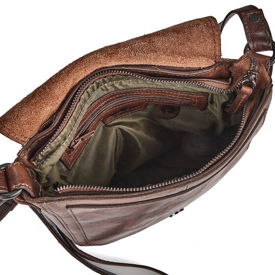 Greenburry Vintage Sac à bandoulière Cuir véritable 30 cm