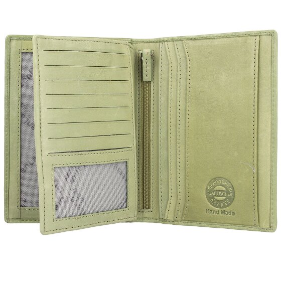 Greenland Nature Porte-passeport Soft Colour RFID en cuir 12 cm