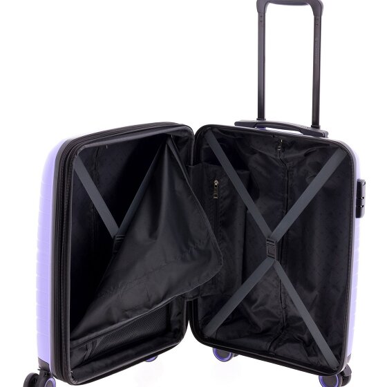 Gladiator 3400 4 roulettes Trolley de cabine 55 cm avec soufflet d'extension