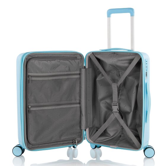 Heys Pastel 4 roulettes Trolley de cabine S 53 cm avec soufflet d'extension