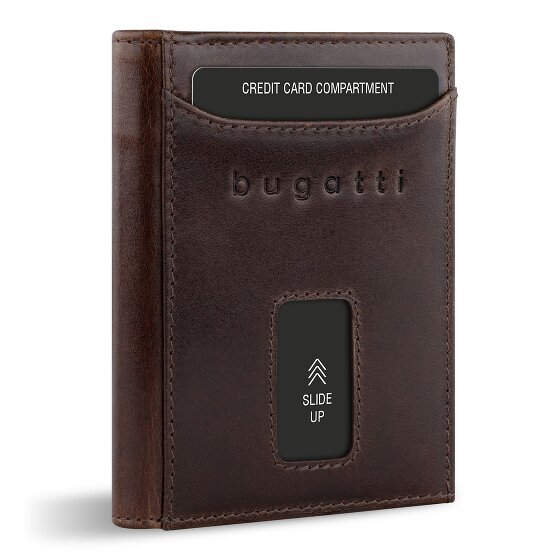 bugatti Secure Slim Porte-monnaie Protection RFID Cuir 8 cm