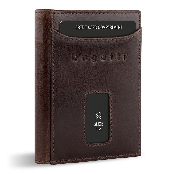 bugatti Secure Slim Porte-monnaie Protection RFID Cuir 8 cm