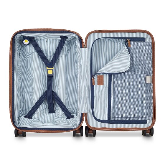 Delsey Paris Cadence 4 roulettes Trolley de cabine 55 cm avec soufflet d'extension