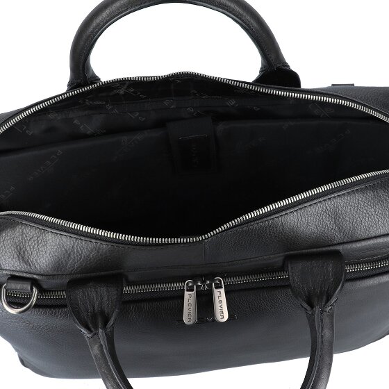 Plevier Vintage Bill Attaché-case Cuir véritable 40 cm Compartiment ordinateur
