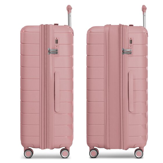 Franky London 4 roulettes Trolley L 74 cm avec soufflet d'extension