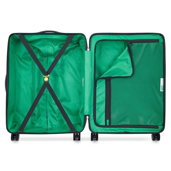 Delsey Paris x United Colors of Benetton Now Hardside Set de valises à 4 roulettes 3 pcs. avec soufflet extensible