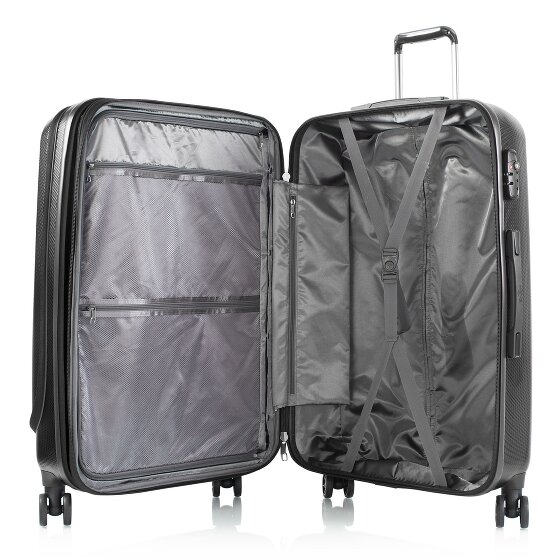 Heys Vantage 4 roulettes Trolley L 76 cm avec soufflet d'extension