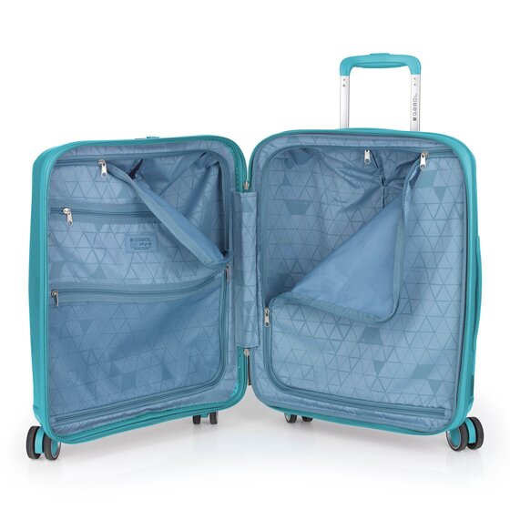 Gabol Queens 4 roues Set de valises 4 pièces avec soufflet d'extension
