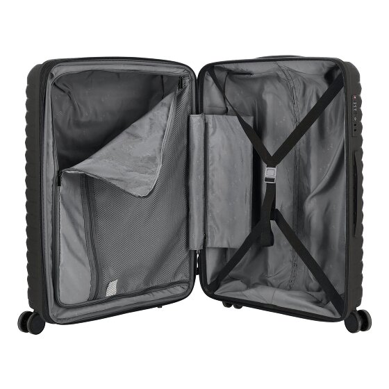 d&n Travel Line 4500 4 roulettes Set de valises 3 pièces avec soufflet d'extension