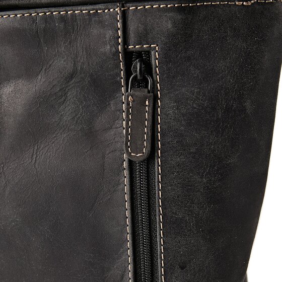 Jack Kinsky Baltimore 15 Sac à dos professionnel Cuir véritable 43 cm Compartiment ordinateur