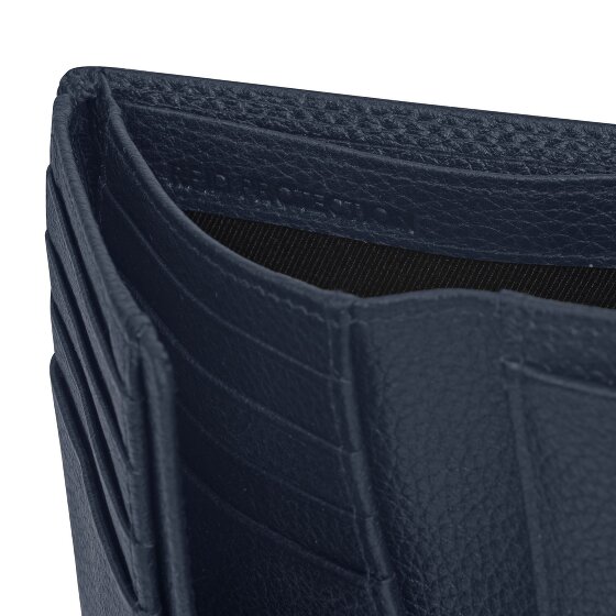 Redolz Leather Essentials HF Porte-monnaie en cuir RFID 9,5 cm dépliable