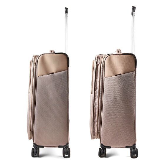 Worldpack Oxford 4 roues Set de valises 3 pièces '"avec soufflet d''extension"'