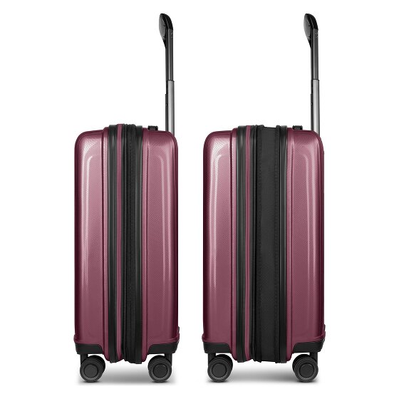 Redolz Essentials 14 Set de valises 2 pcs. trolley cabine avec soufflet extensible & Beautycase