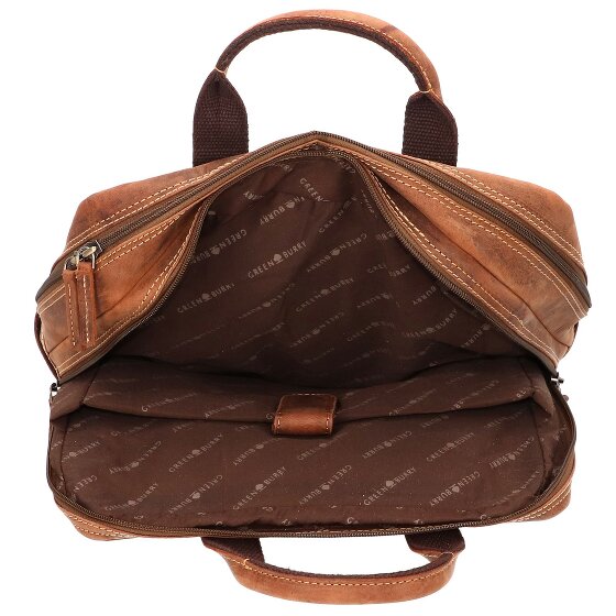 Greenburry Sac à dos Vintage en cuir 38 cm pour ordinateur portable
