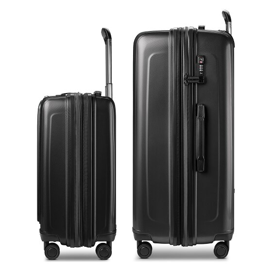 Redolz Essentials 14 Set de valises à 4 roulettes 2 pcs. compartiment pour ordinateur portable avec soufflet d'extension