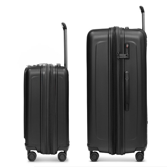 Redolz Essentials 14 Set de valises à 4 roulettes 2 pcs. compartiment pour ordinateur portable avec soufflet d'extension