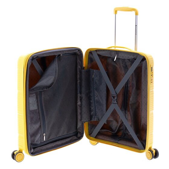 Gladiator 0800 4 roulettes Trolley de cabine 55 cm avec soufflet d'extension