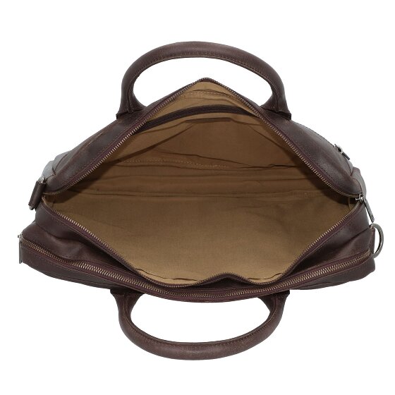 Burkely Vintage Attaché-case Cuir véritable 40 cm Compartiment ordinateur
