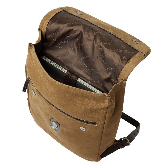 Castelijn & Beerens Veneto Sac à dos professionnel Protection RFID Cuir 39 cm Compartiment pour ordinateur portable