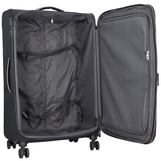 d&n Travel Line 9204 4 roulettes Trolley L 76 cm avec soufflet d'extension