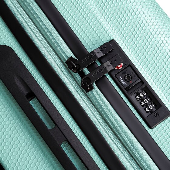 Franky Munich 4.0 Set de valises à 4 roulettes 3 pièces avec soufflet extensible